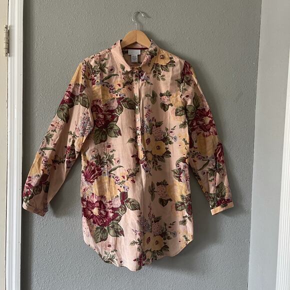 Soft Surroundings‎ Floral Tunic - Picture 1 of 5